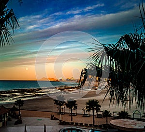 Beautiful View of Sandy Beach in Puerto Penasco