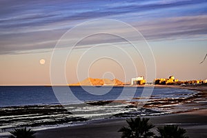 Beautiful View of Sandy Beach in Puerto Penasco