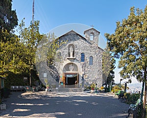 Chapel of San Cristobal Hill - Santiago, Chile photo