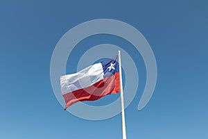Chilean Flag - Santiago, Chile photo