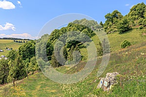 Beautiful view of the Schauinsland mountain