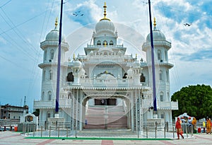 A beautiful view of Sikh gurudwara in Shri Anandpur sahib, India