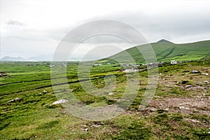 Beautiful view at Slea Head Drive Dingle peninsula, Kerry, Ireland