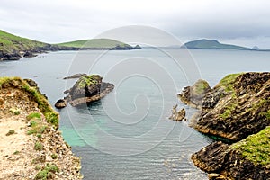 Beautiful view at Slea Head Drive Dingle peninsula, Kerry, Ireland