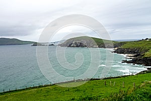 Beautiful view at Slea Head Drive Dingle peninsula, Kerry, Ireland