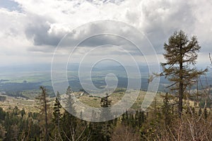 Krásný výhled na slovenské hory