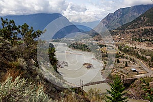 Beautiful View of a small Town, Lillooet