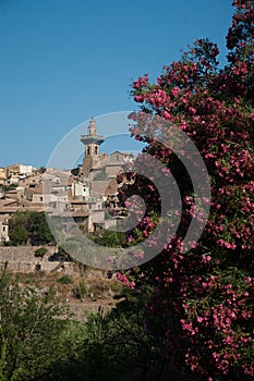 Beautiful view of the small town Valldemossa photo