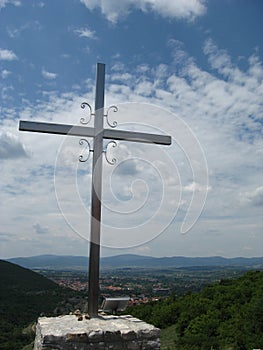Viewpoint Big cross, Popovica, Spa town, Sokobanja, Serbia