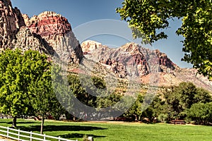Beautiful View of Spring Mountain Ranch, Nevada