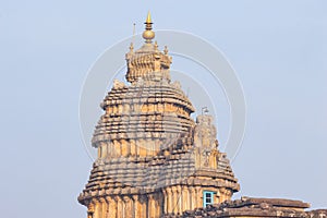 Beautiful View of Sri Vidya Shankara Temple, Sringeri, Karnataka, India