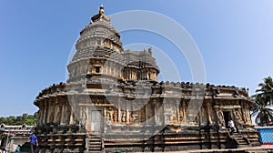 Beautiful View of Sri Vidya shankara Temple, Sringeri, Karnataka, India photo
