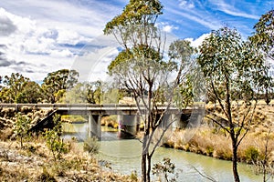 Beautiful view of a Stoney Creek Bridge near Glen Innes, Australia