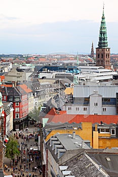 Beautiful view of street in Copenhagen