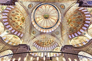 Beautiful view of the Sultanahmet Camii, known as the Blue Mosque in Istanbul