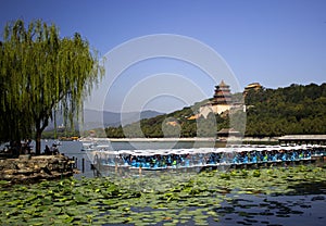 The beautiful view of the Summer Palace