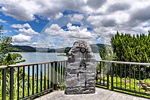 Beautiful view of Sun Moon Lake in Taiwan