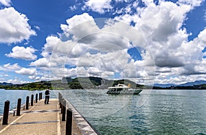 Beautiful view of Sun Moon Lake in Taiwan