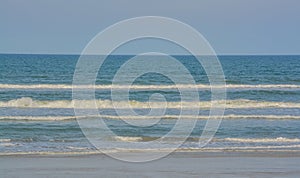 Beautiful view of the surf in New Smyrna Beach on the Atlantic Ocean, Volusia County, Florida