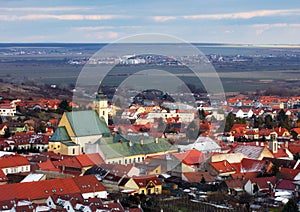 Beautiful view in Svaty Jur, Slovakia