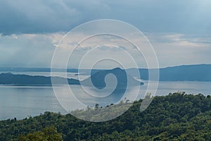 Beautiful view of Taal Volcano