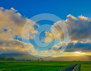 The beautiful view in tondano