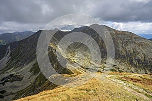 Beautiful view from the top of Salatin. Western Tatras. Slovakia