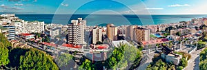 Beautiful view of Torremolinos coast