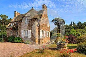 French country house in Brittany photo
