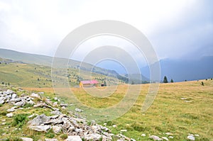 The beautiful view of Transalpina
