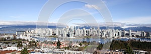 Beautiful view of Vancouver, BC British Columbia, Canada. Panorama, landscape