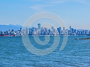 Beautiful view of Vancouver, British Columbia, Canada