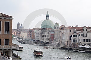 Beautiful view Venezia canal Italy Europe