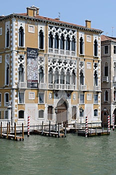 Beautiful view Venezia canal Italy Europe