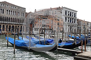 Beautiful view Venezia canal Italy Europe