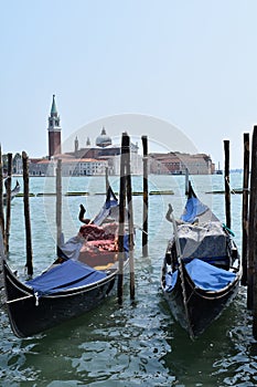 Beautiful view Venezia canal Italy Europe