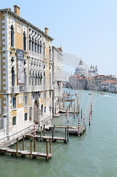 Beautiful view Venezia canal Italy Europe