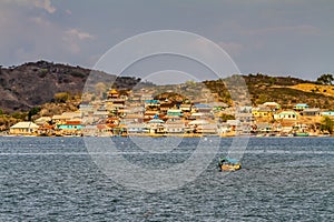 Beautiful View of Village on Sumbawa-Indonesia photo