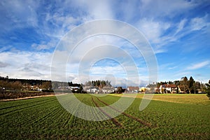 Beautiful view of the village of Willendorf in Baden-WÃÂ¼rttemberg in Germany photo