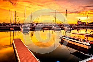 Beautiful View from the Water frond Wilayah Labuan.