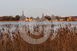 Beautiful view of Werder town in the state of Brandenburg, Germany photo