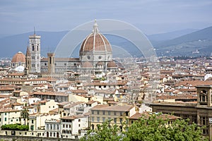 The beautiful viewpoint in Florence
