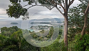 Beautiful viewpoint, Phuket South of Thailand.