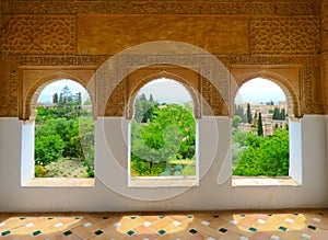 The Beautiful Views from the Alhambra Complex Spain