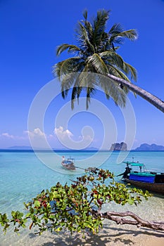 Beautiful views on the beach in Koh Ngai, Krabi Province, Thailand