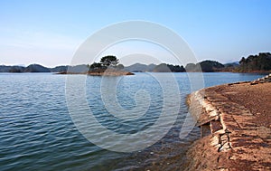 The beautiful views of qiandao lake
