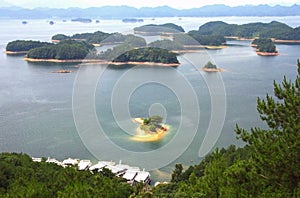 The beautiful views of qiandao lake