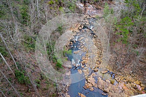 Beautiful views from uutlooks around Tallulah Falls