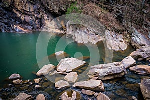 Beautiful views from uutlooks around Tallulah Falls