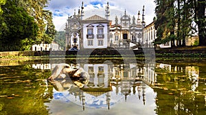 Beautiful Vila real castle in Portugal (casa de Mateus)